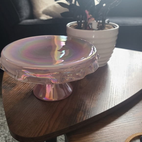 Irridescent pink decor stand - Picture 2 of 7